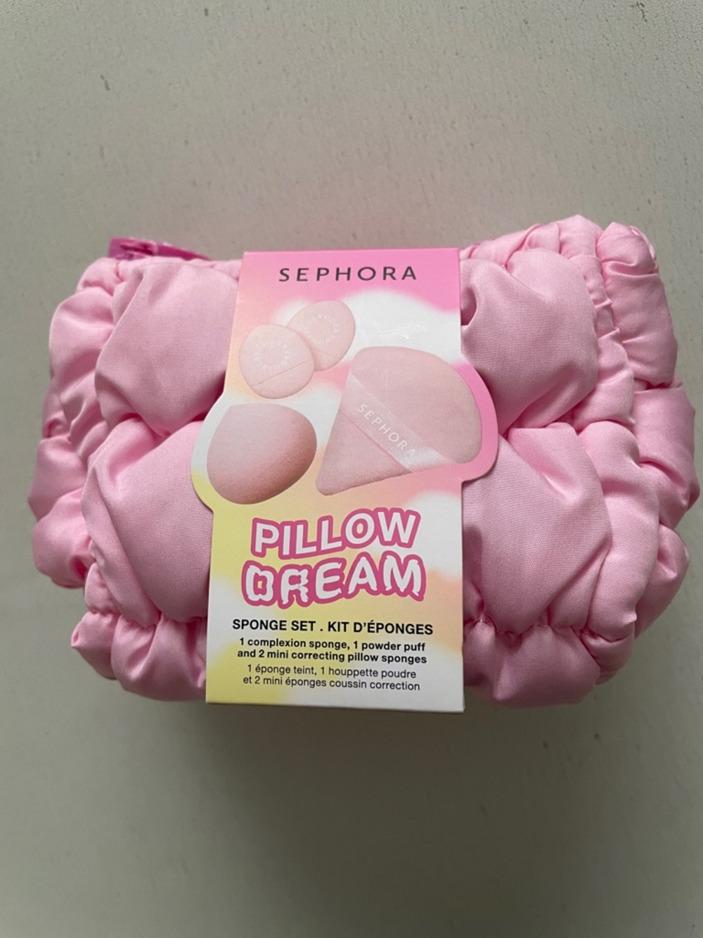 Sephora Pillow Dream Sponge Set - Light Pink